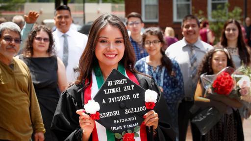 first-gen student at graduation